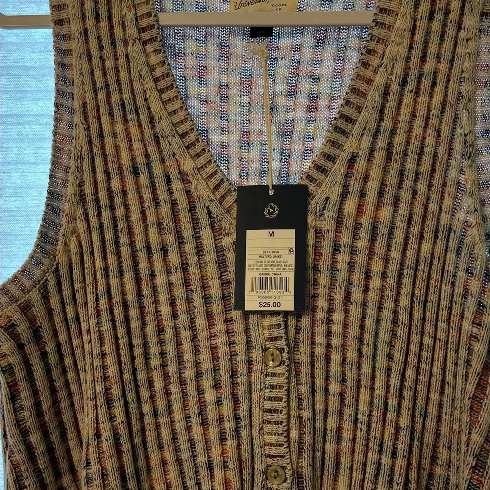 Universal Thread Striped Ribbed Tank Top - Picture 4 of 5